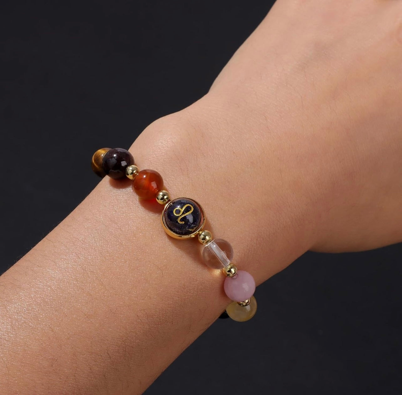 Leo Zodiac Crystal Bracelet