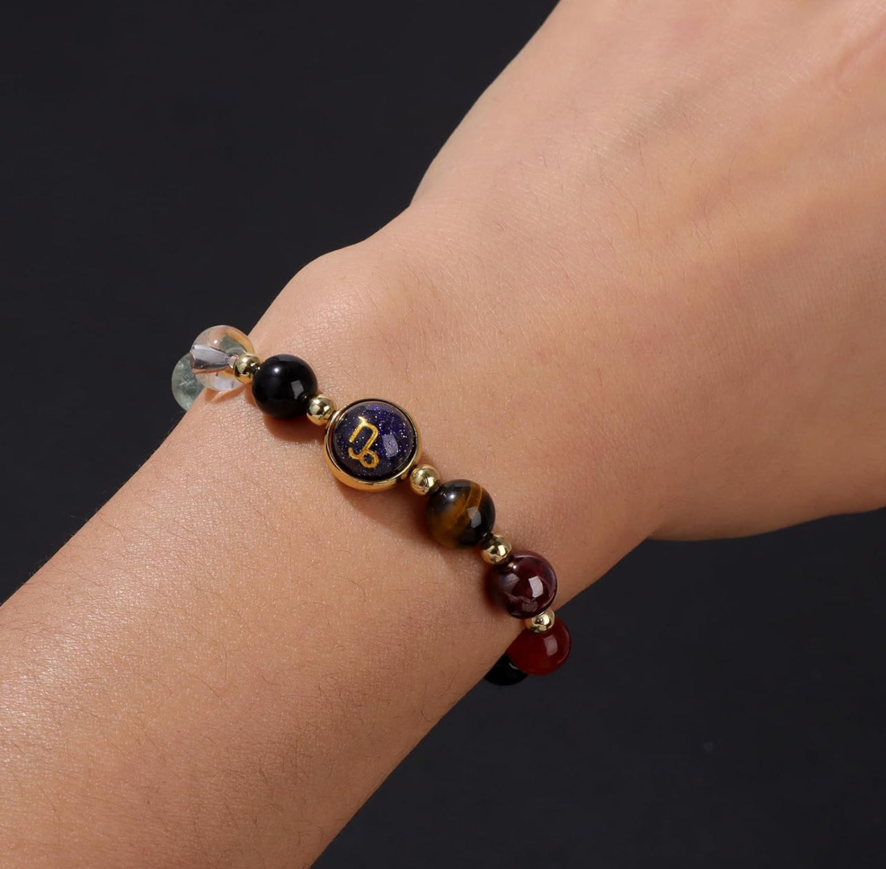 Capricorn Zodiac Crystal Bracelet