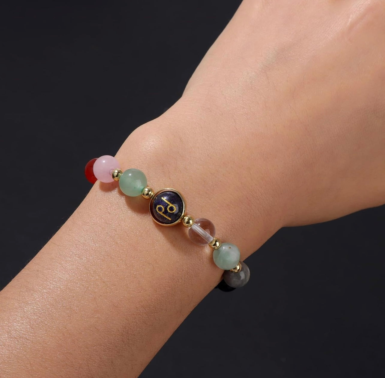 Cancer Zodiac Crystal Bracelet