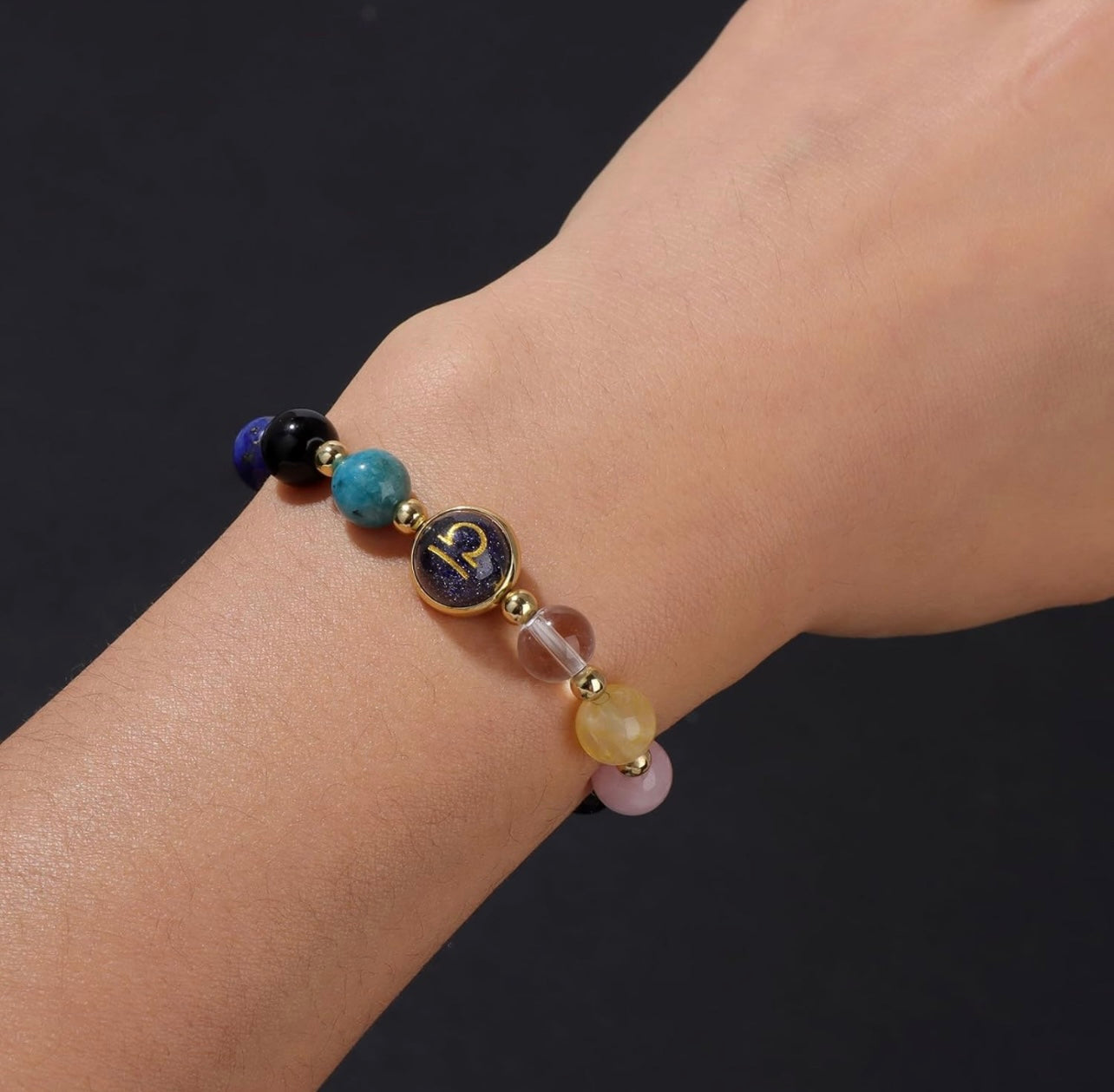 Libra Zodiac Crystal Bracelet