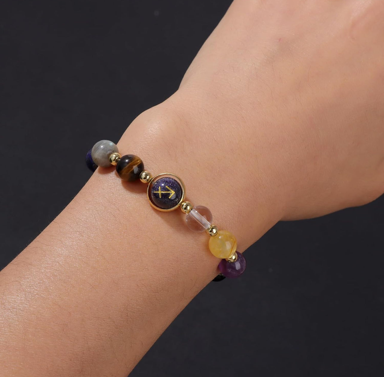 Sagittarius Zodiac Crystal Bracelet