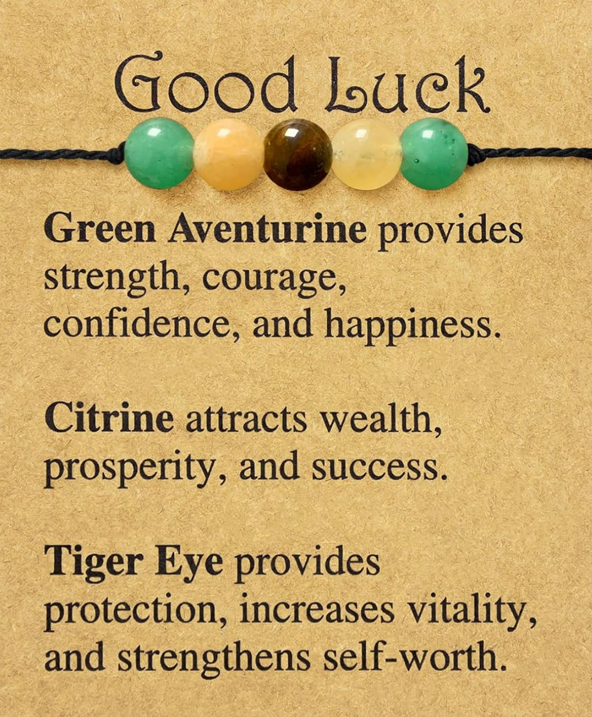 Good Luck Attraction Crystal Bracelet