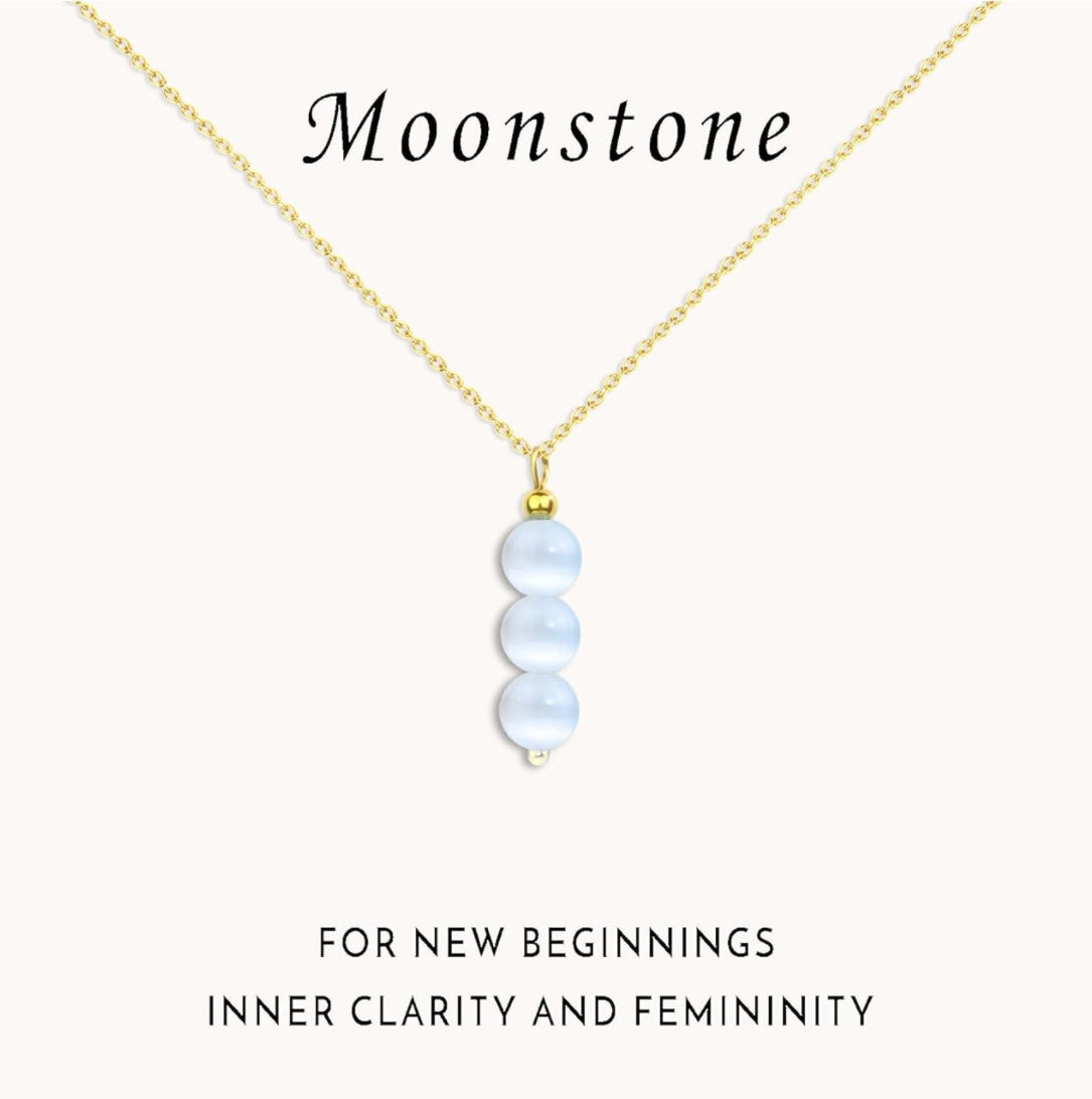 White Moonstone Crystal Bracelet