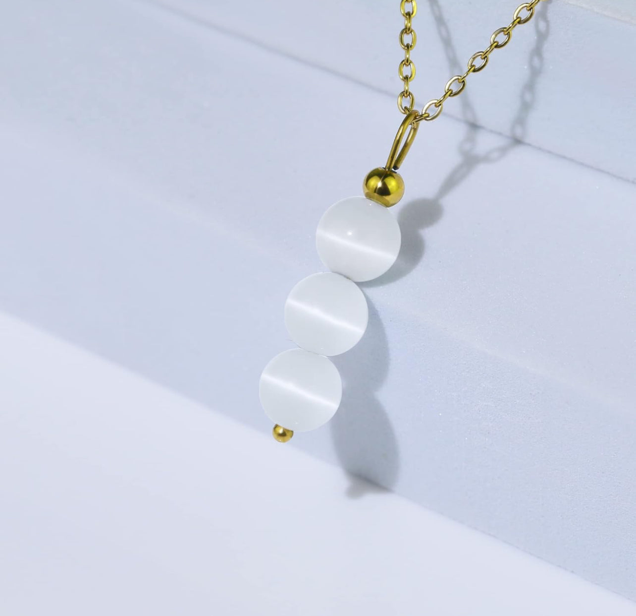 White Moonstone Crystal Bracelet