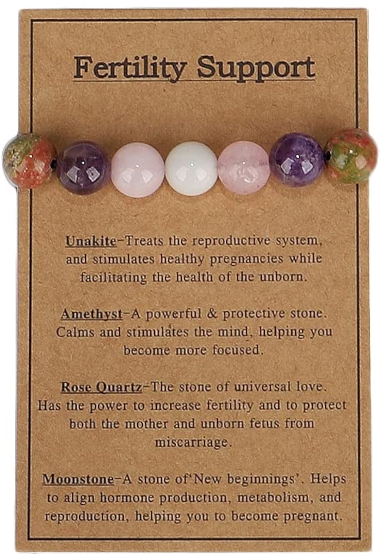 Fertility Support Crystal Brac