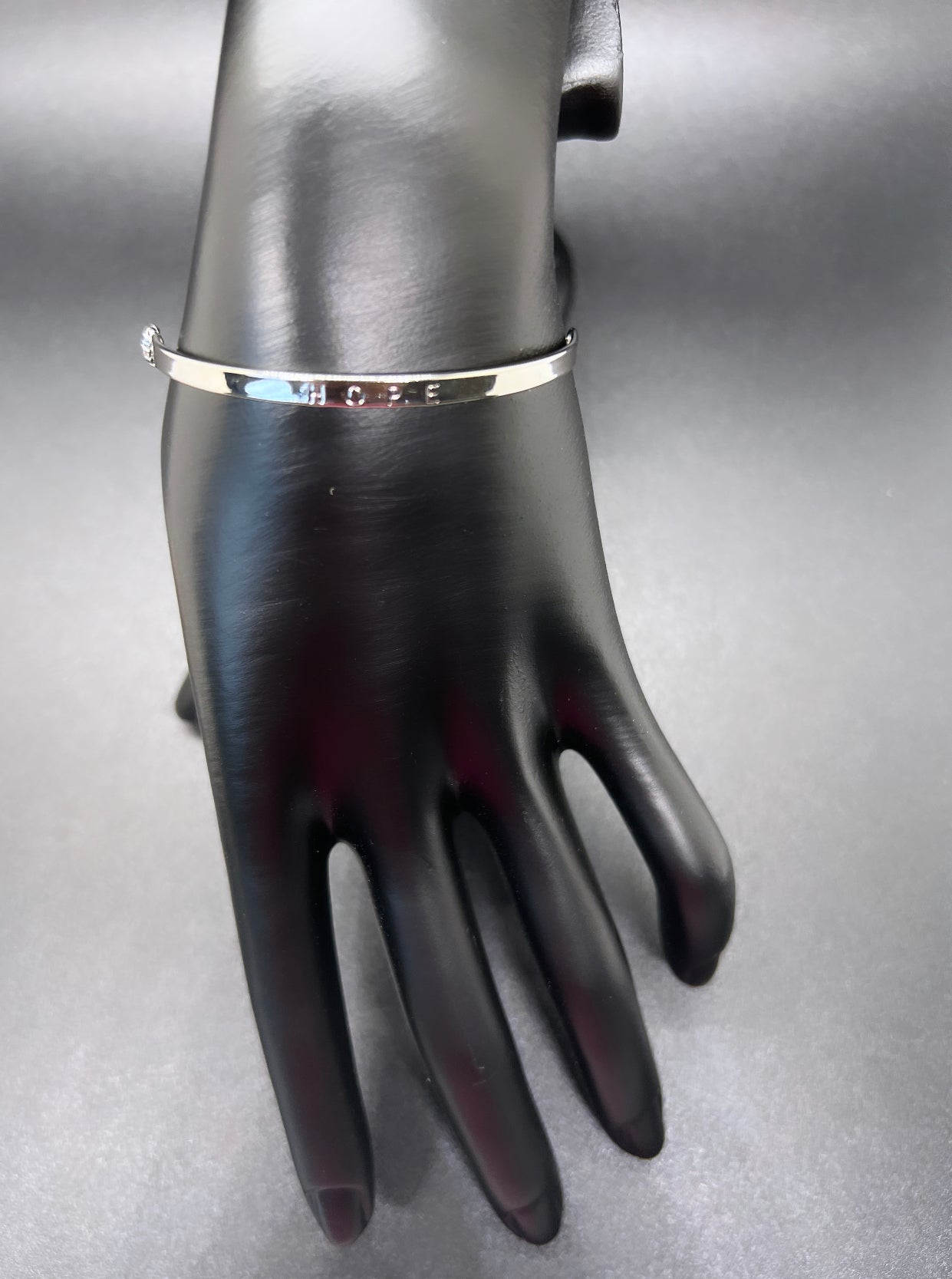 Silver Hope Intention Bracelet