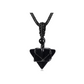 Black Obsidian Protection Crystal Pyramid Necklace