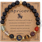 Capricorn Zodiac Crystal Bracelet