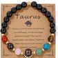 Taurus Zodiac Crystal Bracelet