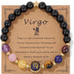 Virgo Zodiac Crystal Bracelet