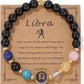 Libra Zodiac Crystal Bracelet