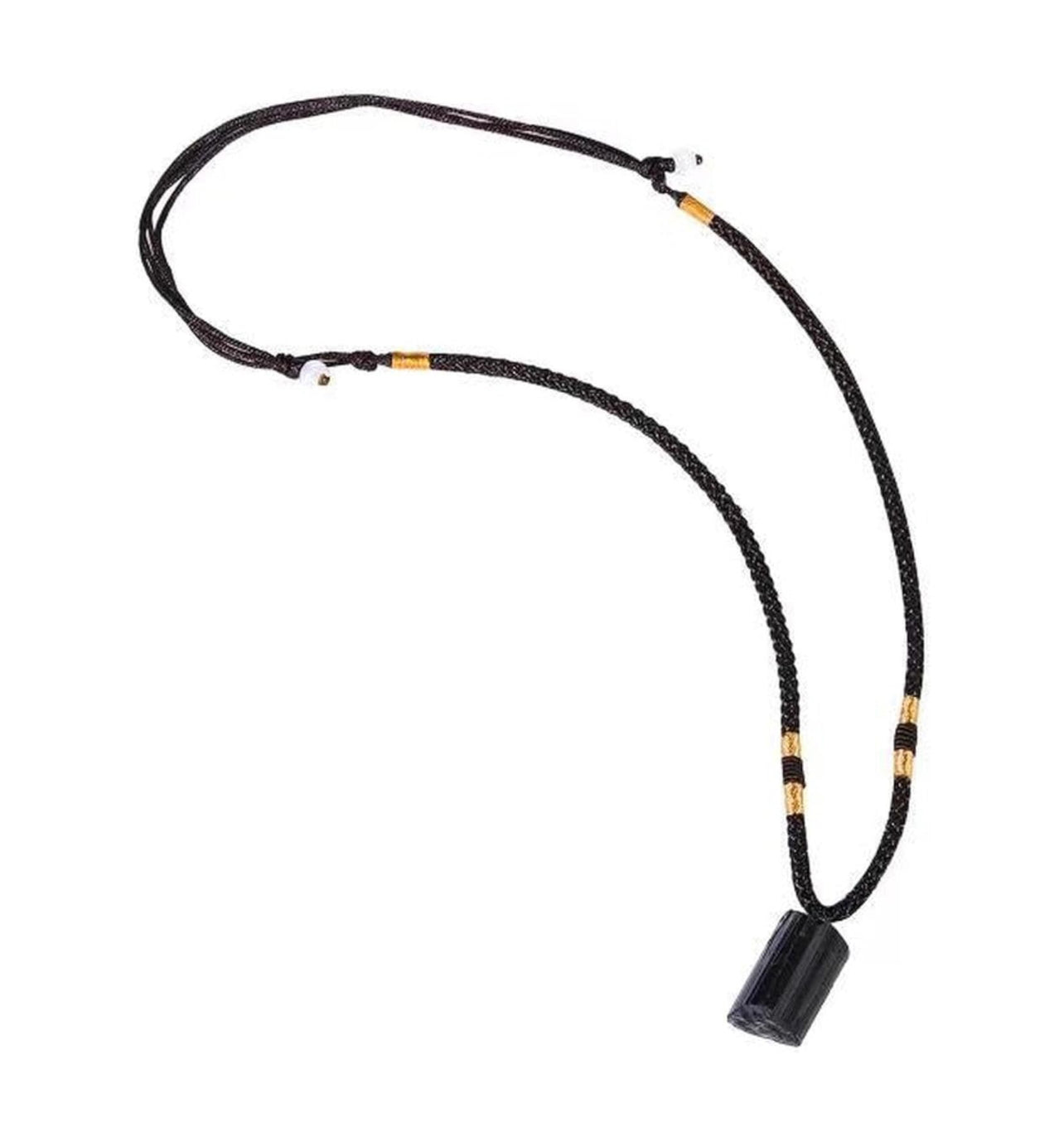 Black Tourmaline Protection Crystal Necklace