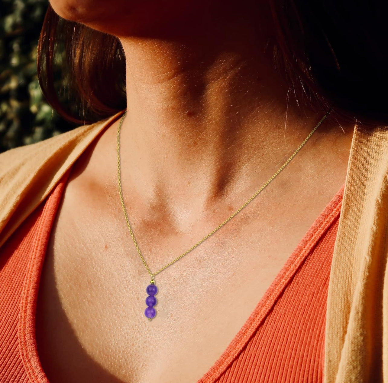 Amethyst Crystal Necklace
