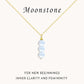 White Moonstone Crystal Bracelet