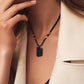 Black Tourmaline Protection Crystal Necklace