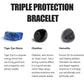 Blue Tiger’s Eye Triple Protection Crystal Bracelet
