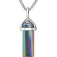 Rainbow Hematite Healing Crystal Necklace