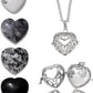 Healing Crystal Heart Shaped Necklace Set