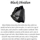 Black Obsidian Protection Crystal Pyramid Necklace