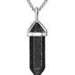 Black Lava Rock Energy Crystal Necklace