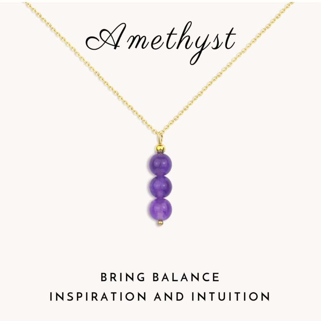 Amethyst Crystal Necklace
