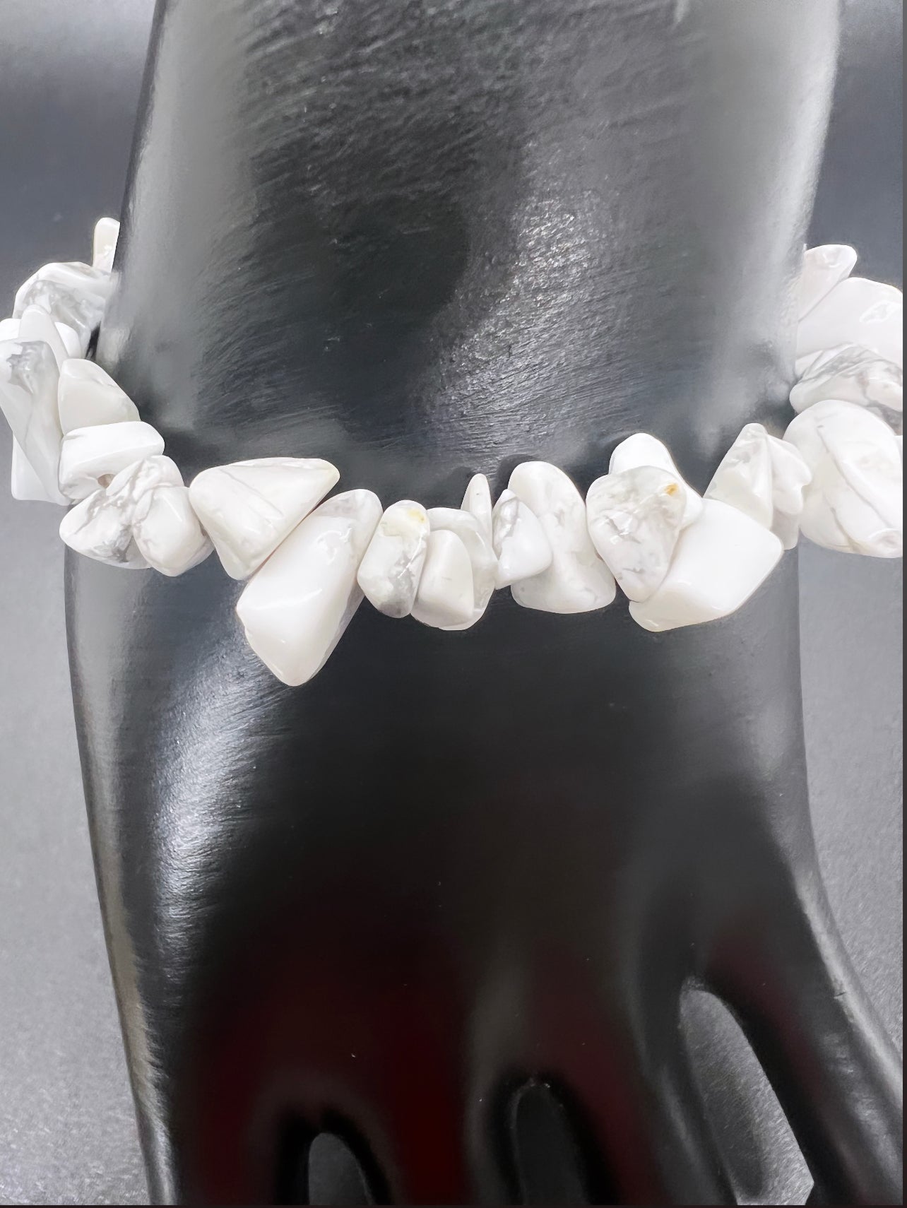 White Howlite Crystal Bracelet