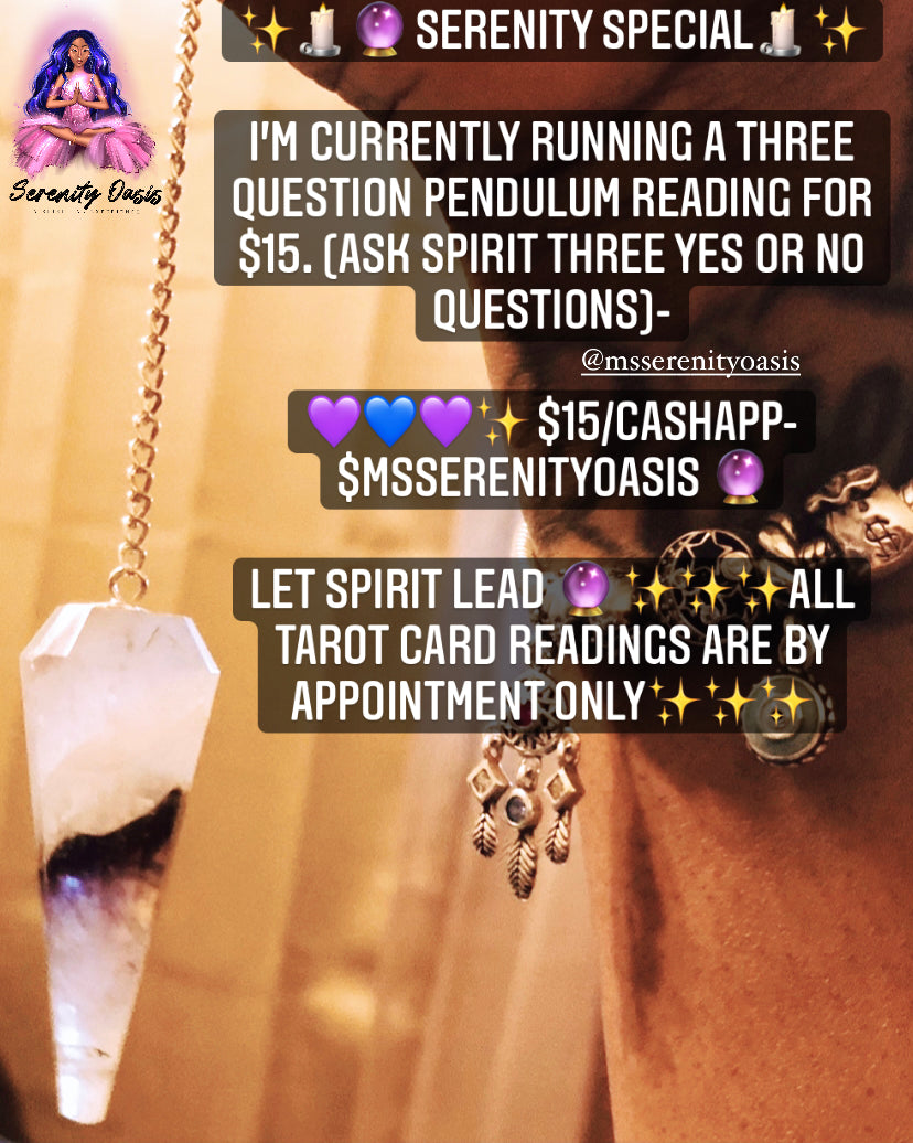 Pendulum Reading Question Pendulum Reading (3 Yes or No Questions) โ Ms Serenity Oasis