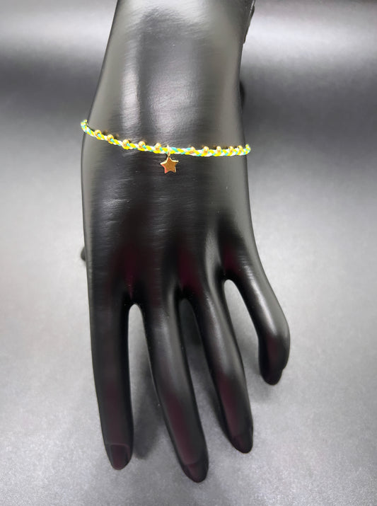 Green/Yellow Star Bracelet